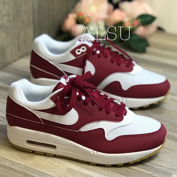 NWT Nike Air Max 1 Red Crush White W AUTHENTIC - Picture 6 of 7